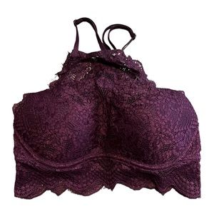 PINK Victoria’s Secret Small Push Up Bra Burgundy